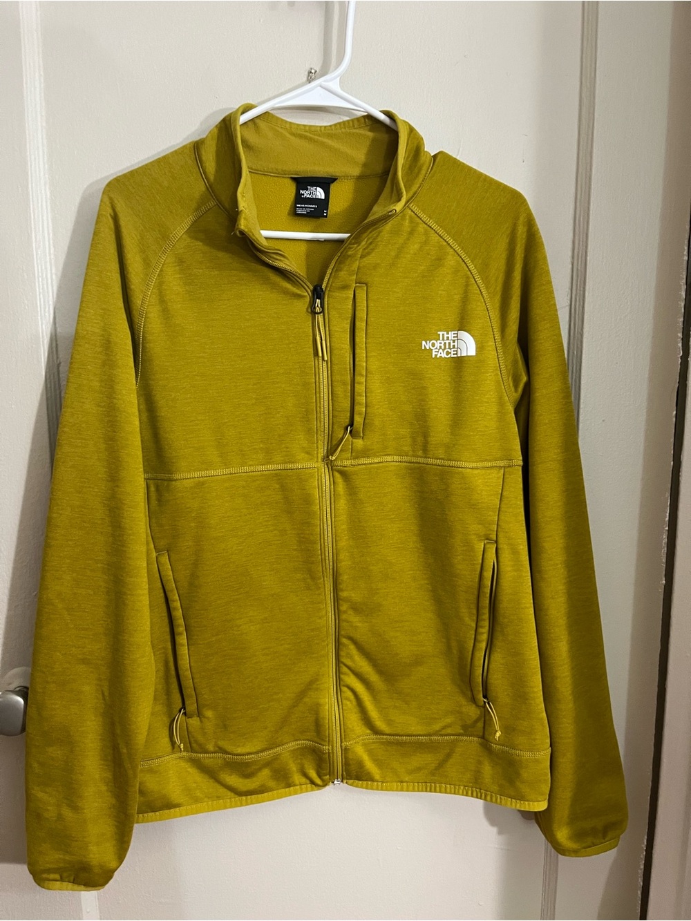 The North Face Men's Olive Green Lightweight Full-Zip Jacket